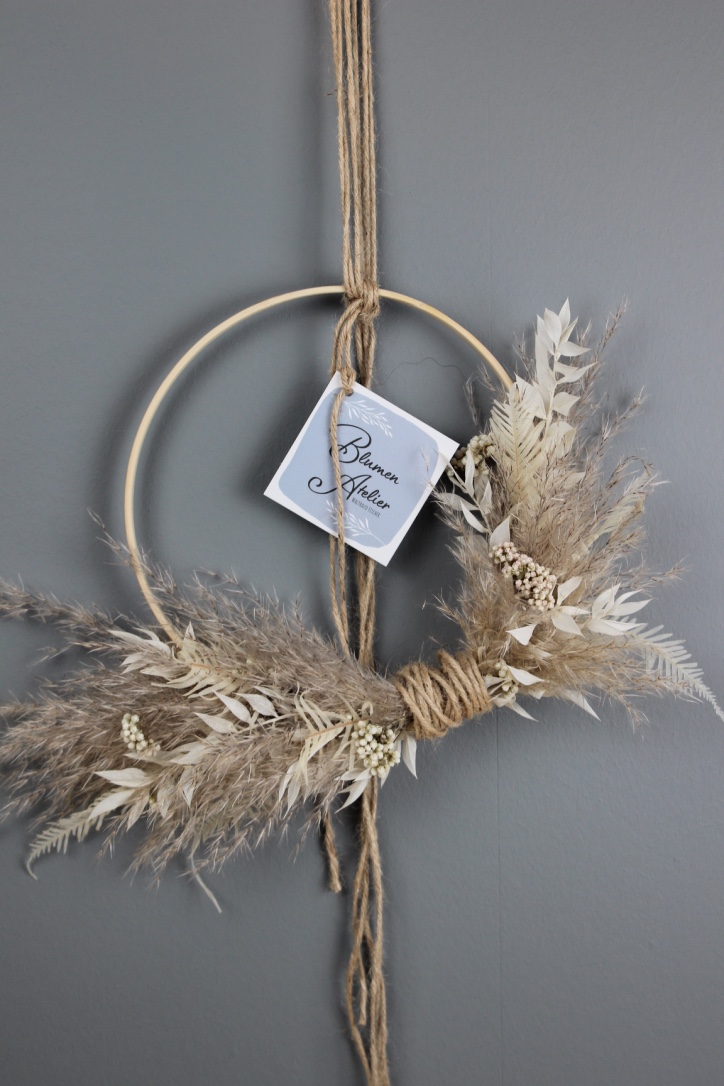 Trockenblumenring Janne klein