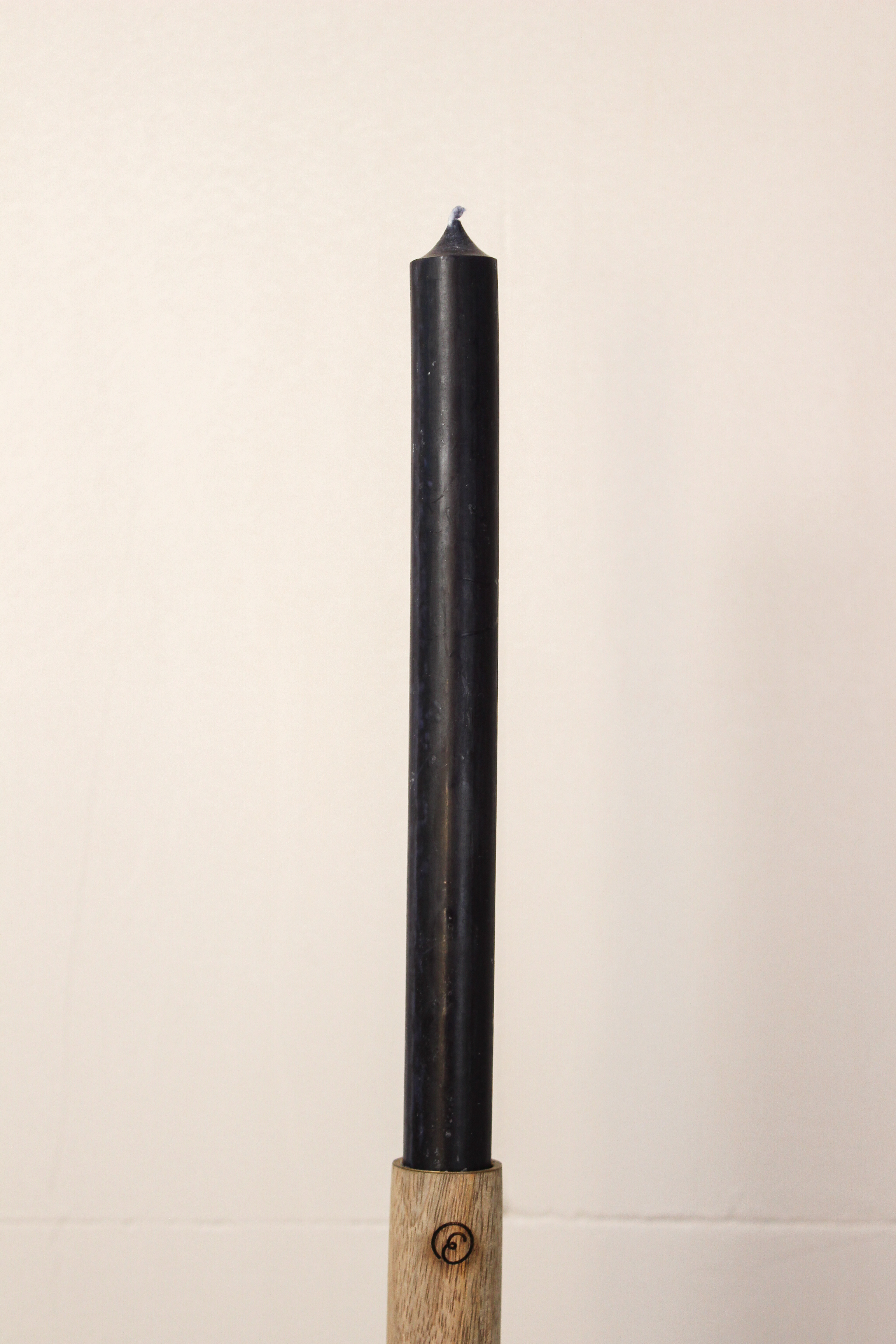Stabkerze Yva groß - Schwarz