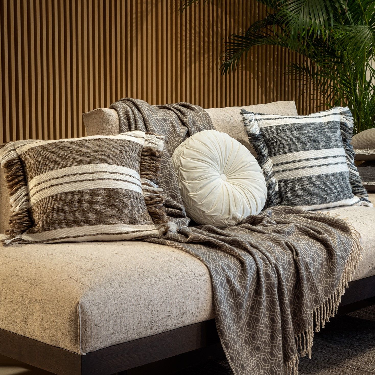 Kissen Jorna - Weiß