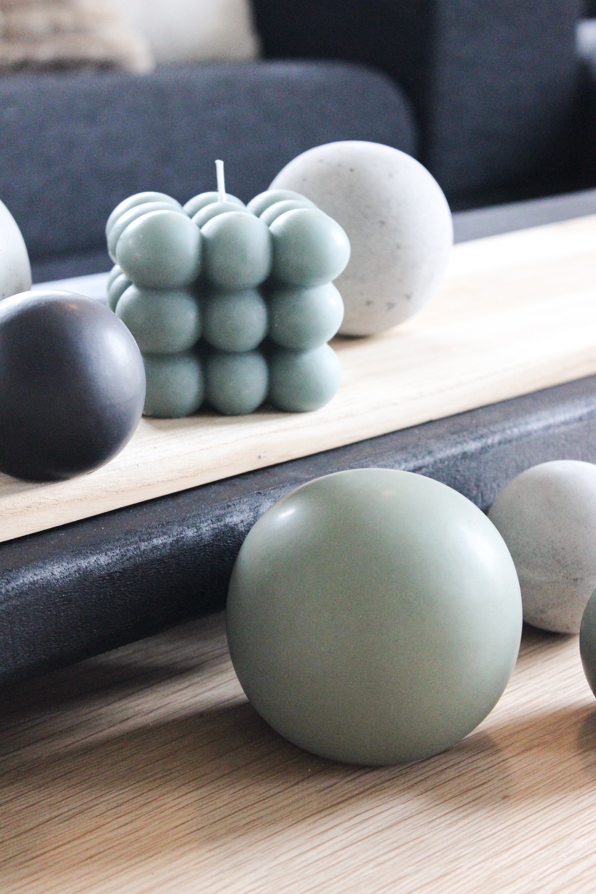 Kugel Allium klein - greige dot