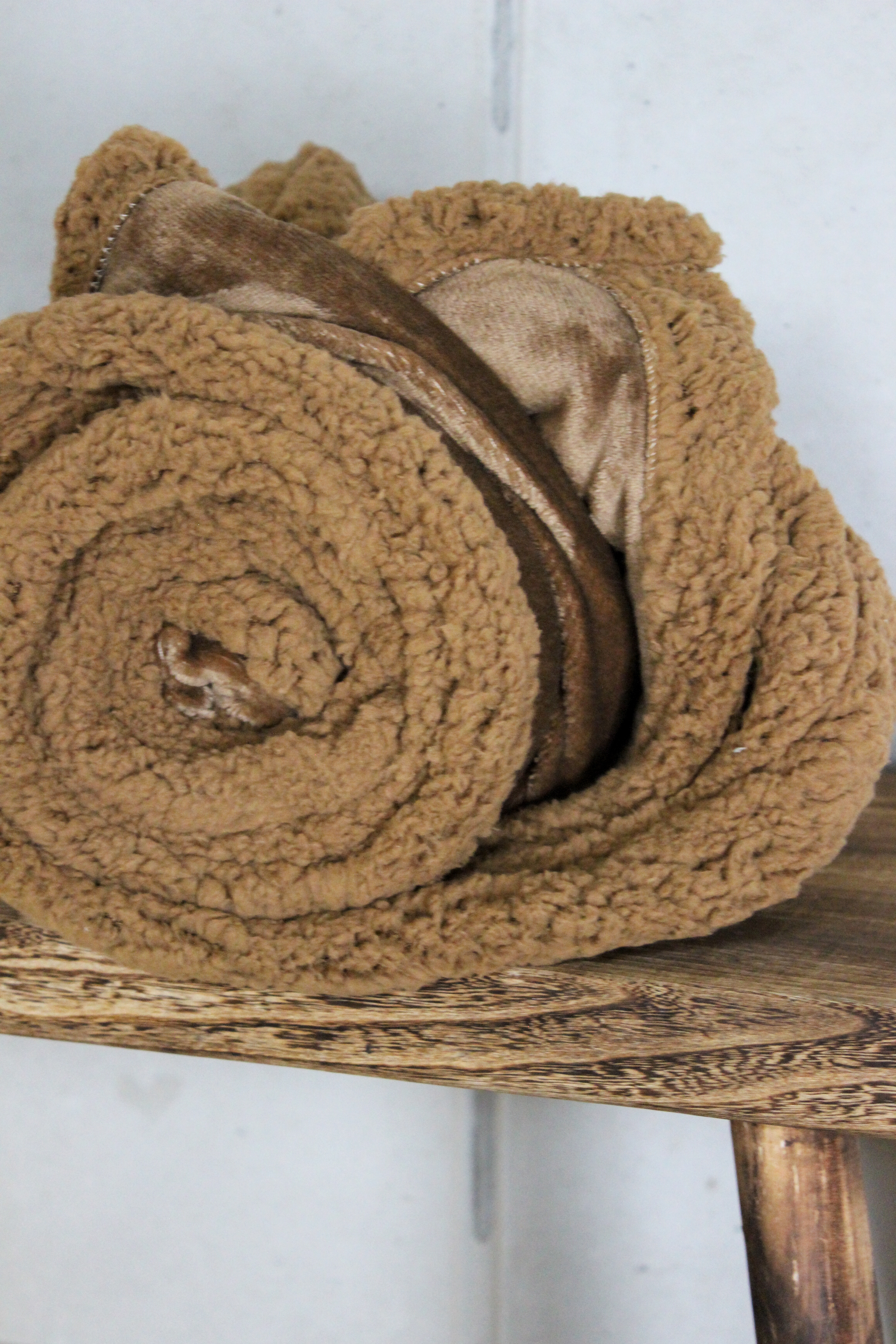 Kuscheldecke Runi - Karamell