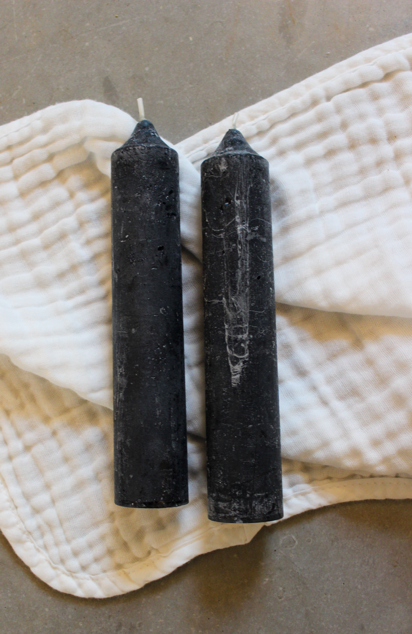 Kerze Berta klein - Schwarz