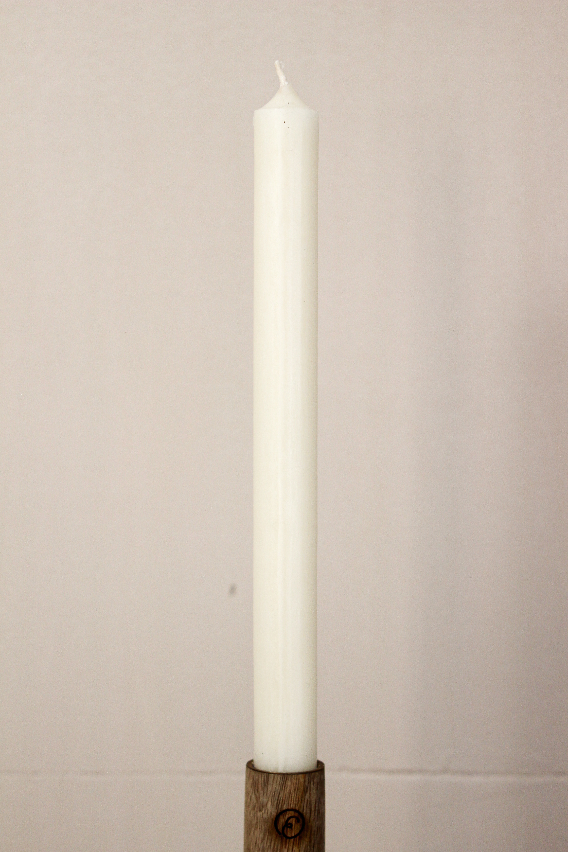 Stabkerze Yva groß - Elfenbein